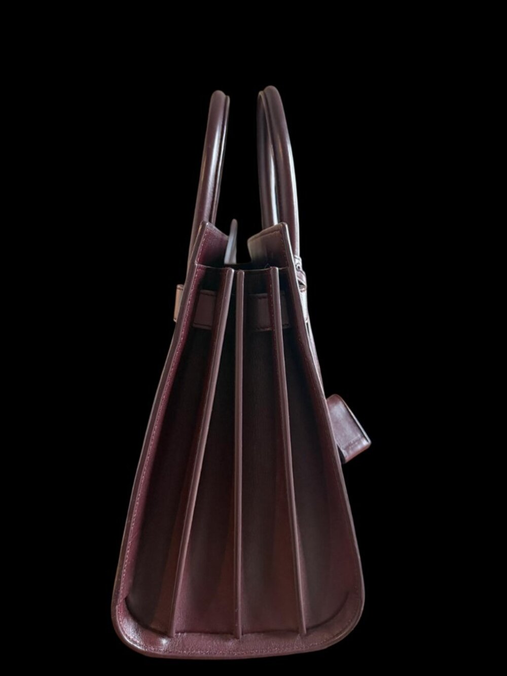 Saint Laurent Sac de Jour Small Burgundy Leather | Full Kit - Picture 13 of 15